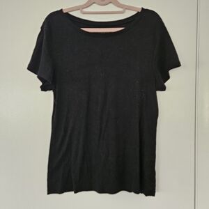 Old Navy Classic Black Short Sleeve Tee